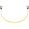 ProSource Bungee Stretch Cord, 8 mm Dia, 40 in L, Polypropylene, Yellow, Hook End