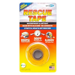 Rescue Silicone Tape, Self-Fusing, Yellow, 1-In. x 12-Ft.