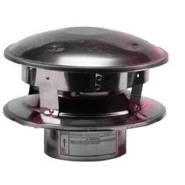 VP Pellet Pipe 3-Inch Vertical Round Top Termination Cap