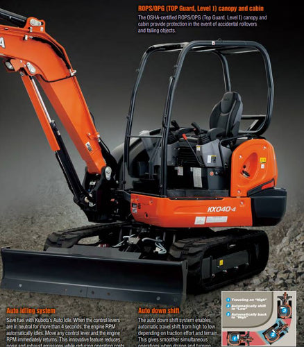 Kubota KX040-4 Mini Excavater