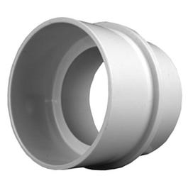 Schedule 40 DWV PVC Pipe Adapter Bushing, 4-In. Spigot x 3-In. Hub