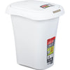 Rubbermaid 21 Qt. White Wastebasket with Lid