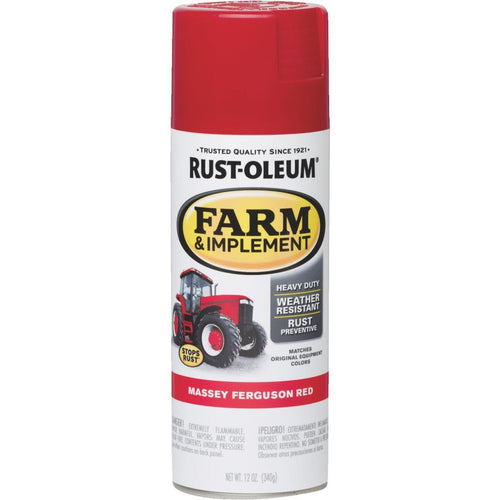 Rust-Oleum 12 Oz. Massey Ferguson Red Farm & Implement Spray Paint