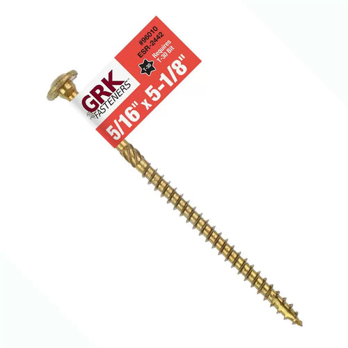 GRK Fasteners 5/16 in. x 5 -1/8 in. RSS Star Drive Washer Head Alternative Lag Screw