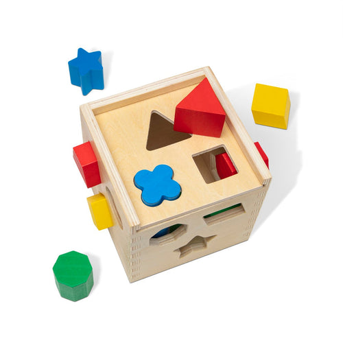 Melissa & Doug Shape Sorting Cube Classic Toy
