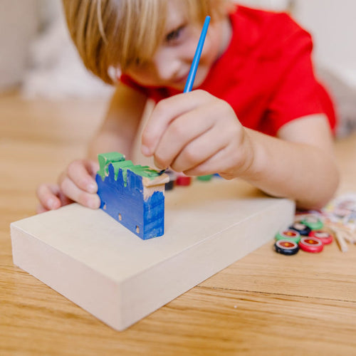 Melissa & Doug Created by Me! Train Wooden Craft Kit