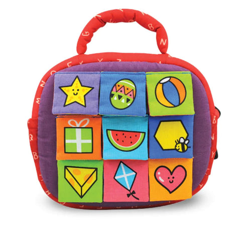 Melissa & Doug Take-Along Shape Sorter Baby and Toddler Toy