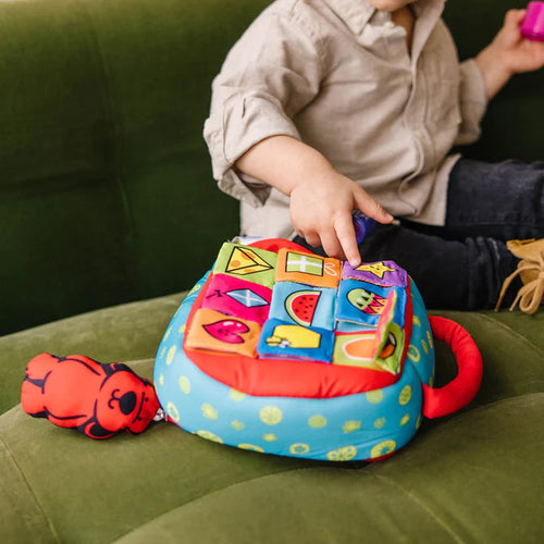 Melissa & Doug Take-Along Shape Sorter Baby and Toddler Toy