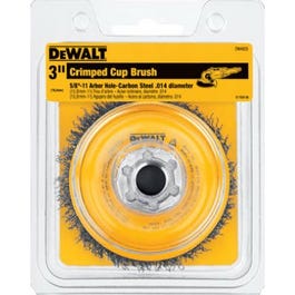 DeWalt Carbon Steel Crimped Wire Cup Brush
