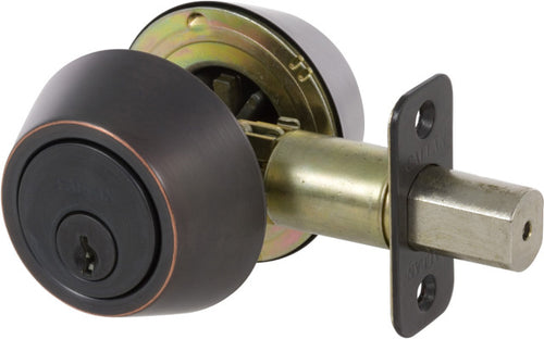 Callan Double Cylinder Deadbolt, Oil-Rubbed Bronze Edged (US10BE)