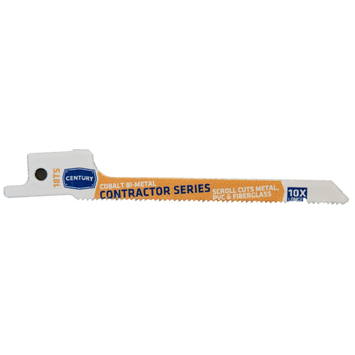 Century Drill And Tool Contractor Series Reciprocating Saw Blade 18ts X 4″