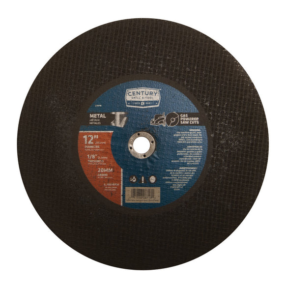 Century Drill And Tool Saw Blades High Speed 12″ 1/8″ Thickness 20mm Arbor (Metal)