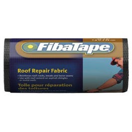 Mesh Roof Repair Fabric, Black, 6-In. x 25-Ft.
