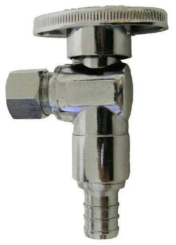 B & K Industries Angle Water Supply Stop Valve 1/2” x 3/8”