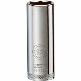 Metric Deep Socket, 6-Point, 1/4-In. Drive, 13mm