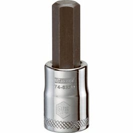 Hex Bit Socket, 3/8-In., 3/8-In. Drive