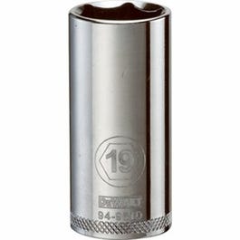 Metric Deep Socket, 6-Point, 3/8-In. Drive, 19mm