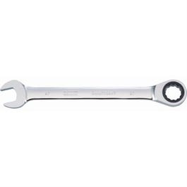 Metric Ratcheting Combination Wrench, Long-Panel, 27mm