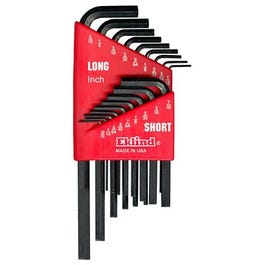 Hex-L Key Set, Short & Long Arm, 18-Pc.