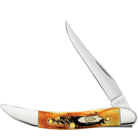Case Texas Toothpick Small - Bone Stag Shield