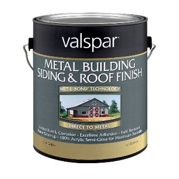 Valspar/McCloskey 27-0004260-07 Metal Siding & Roof Finish, Brite White ~ Gallon