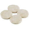 8-Pack 1-1/2-Inch Beige Round Felt Pads