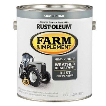 Rust-Oleum 280169 Farm & Implement Finish, Gray Primer ~ Gallon