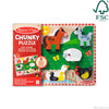 Melissa & Doug Farm Animals Chunky Puzzle