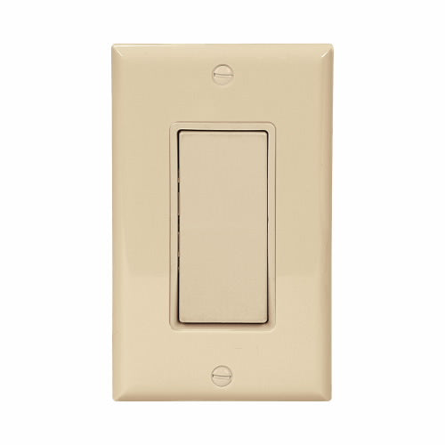 Eaton Cooper Wiring Standard Grade Decorator Switch 15A, 120/277V Ivory