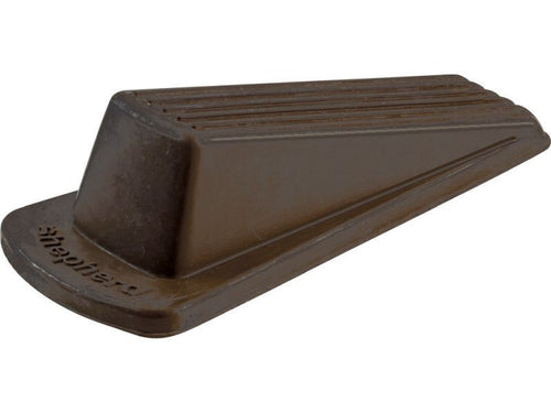 Shepherd Hardware Heavy Duty Rubber Door Wedge, Brown