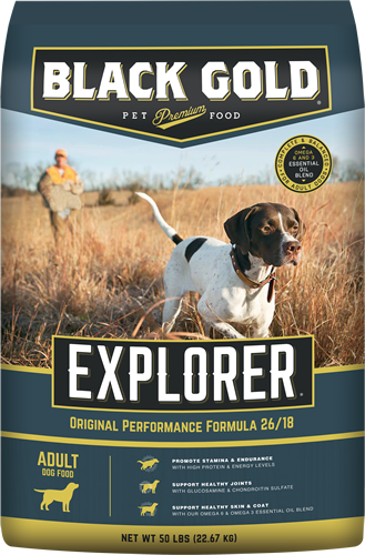 Black Gold Explorer Chicken Meal & Brown Rice Recipe Dry Dog Food 40LB