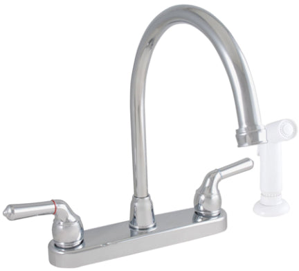 36425CP FAUCET CH 2HDL KITCHEN W/SPRY