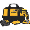 DeWalt 20 Volt MAX XR Lithium-Ion Brushless Drywall Cordless Screwgun Kit