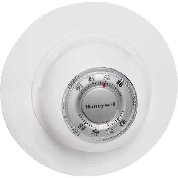 Honeywell Heat Only Off White Round Wall Thermostat