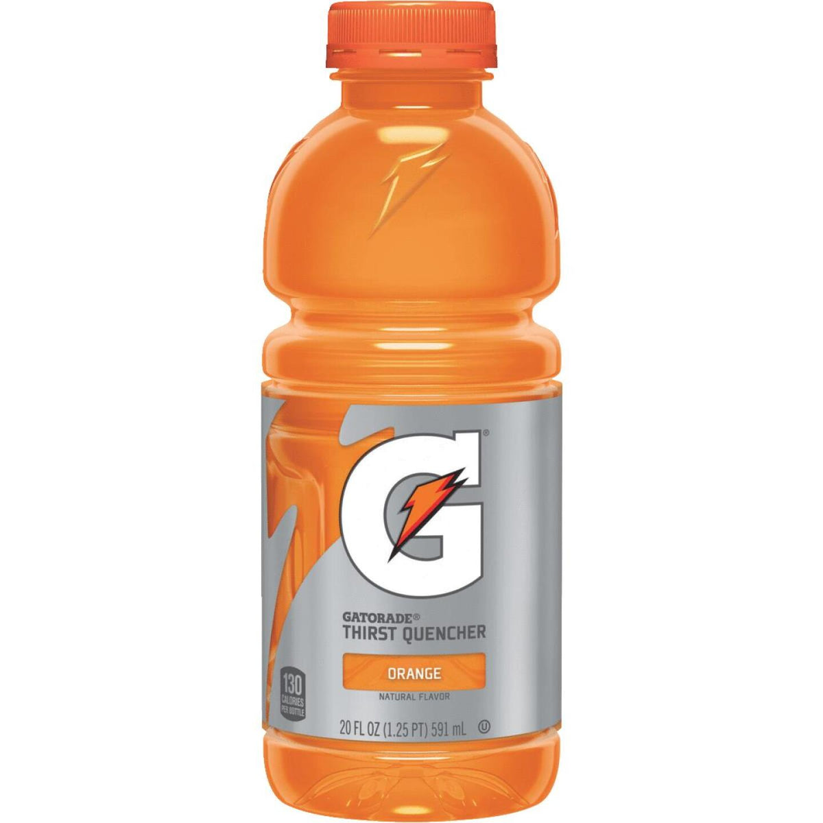 Gatorade 20 Oz. Orange Wide Mouth Thirst Quencher Drink (24-Pack ...