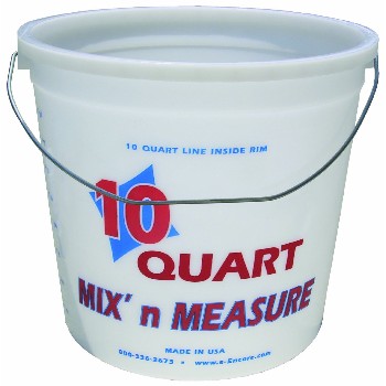 Encore Plastics 301759 Mix'n Measure Pail ~ 10 qt.