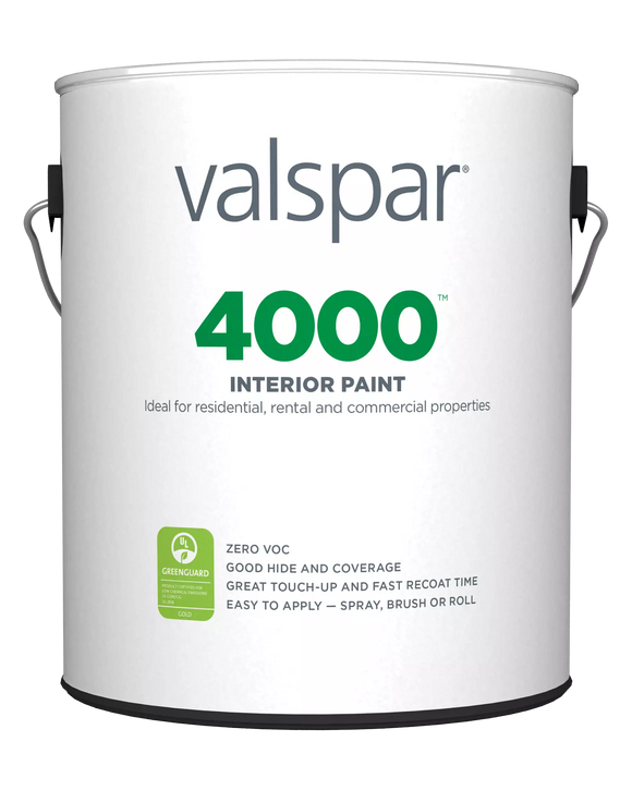 Valspar® 4000™ Interior Paint 1 Gallon Semi Gloss White (1 Gallon, Semi Gloss White)