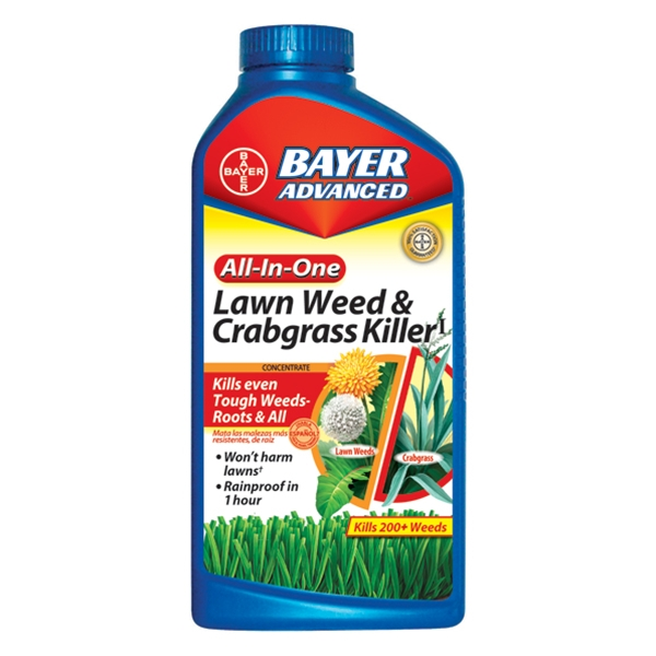 BAYER ADVANCED ALL-IN-ONE LAWN & GARDEN WEED & CRABGRASS KILLER ...